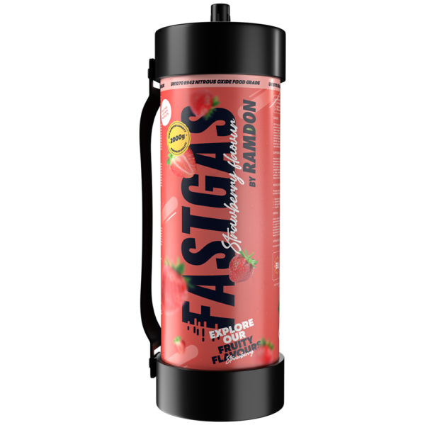 FastGas Strawberry Nitrous Oxide Cylinder 2000 grams